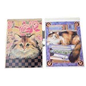 2 Vintage Mead Corp Sophisticats Lined Stationary Tablet Notebook